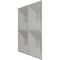 Ekena Millwork 11 7/8in. W x 11 7/8in. H Swindon EnduraWall Decorative 3D Wall Panel Covers 0.98 Sq. Ft. WP12X12SWCSV - alternate 3